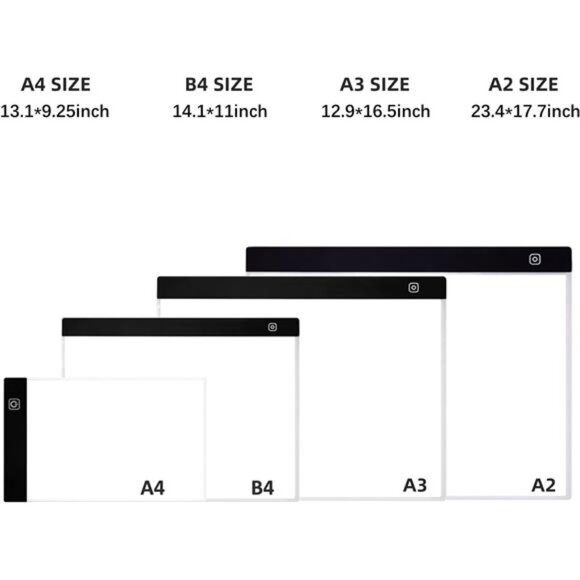 59 Pcs Diamond Painting A4 LED Light Pad Kit, 5D Diamond Painting Accessories - Picture 4 of 8